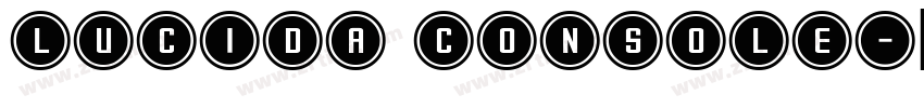 Lucida Console字体转换